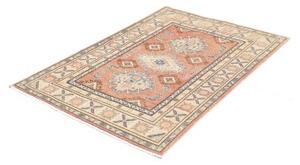 Tappeto Kazak Washed Stilizzato Salmone Avorio 100x147 Cm