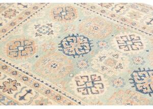Tappeto Kazak Washed Stilizzato Verde Chiaro Beige 100x151 Cm