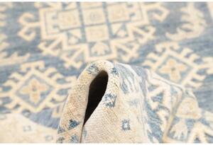Tappeto Kazak Washed Geometrico Beige Blu 121x184 Cm