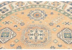 Tappeto Kazak Washed Stilizzato Pesca Blu Rotondo 149x151 Cm