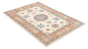 Tappeto Kazak Washed Medaglione Avorio Terracotta 100x144 Cm