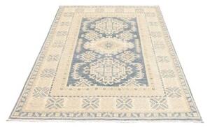 Tappeto Kazak Washed Geometrico Beige Blu 121x184 Cm