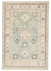 Tappeto Kazak Washed Stilizzato Verde Salvia Beige 122x179 Cm