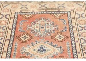 Tappeto Kazak Washed Stilizzato Salmone Avorio 100x147 Cm