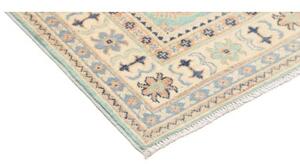 Tappeto Kazak Washed Stilizzato Verde Chiaro Beige 100x151 Cm