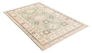 Tappeto Kazak Washed Stilizzato Verde Salvia Beige 122x179 Cm