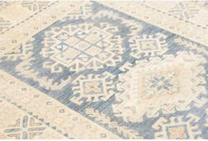 Tappeto Kazak Washed Geometrico Beige Blu 121x184 Cm