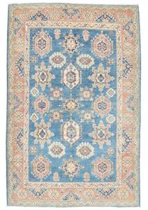 Tappeto Kazak Washed Stilizzato Blu Beige 117x185 Cm