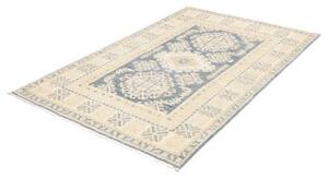 Tappeto Kazak Washed Geometrico Beige Blu 121x184 Cm