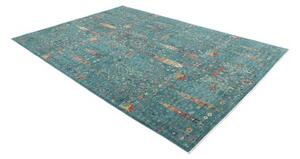 Tappeto Floralia Floreale Blu Petrolio Beige 205x296 Cm