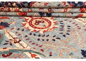 Tappeto Floralia Floreale Celeste Blu Notte 311x409 Cm