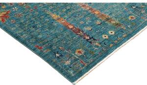 Tappeto Floralia Floreale Blu Petrolio Beige 205x296 Cm
