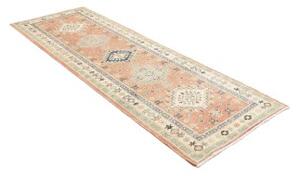 Tappeto Kazak Washed Stilizzato Salmone Blu Corsia 82x243 Cm