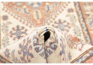 Tappeto Kazak Washed Stilizzato Avorio Azzurro Corsia 77x292 Cm