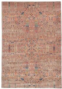 Tappeto Floralia Floreale Rosso Antico Blu Ottanio 196x283 Cm