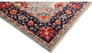 Tappeto Floralia Floreale Celeste Blu Notte 311x409 Cm