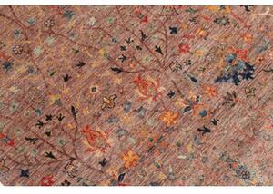 Tappeto Floralia Floreale Rosso Antico Blu Ottanio 196x283 Cm