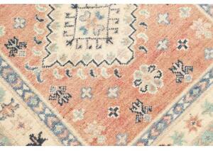 Tappeto Kazak Washed Stilizzato Salmone Blu Corsia 82x243 Cm
