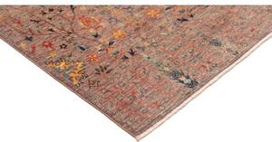 Tappeto Floralia Floreale Rosso Antico Blu Ottanio 196x283 Cm