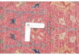 Tappeto Floralia Floreale Rosso Ruggine Blu Notte 201x256 Cm