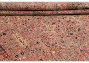 Tappeto Floralia Floreale Rosso Antico Blu Ottanio 196x283 Cm