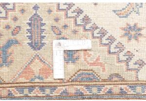 Tappeto Kazak Washed Stilizzato Avorio Azzurro Corsia 77x292 Cm