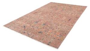 Tappeto Floralia Floreale Rosso Antico Blu Ottanio 196x283 Cm