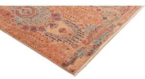 Tappeto Floralia Stilizzato Ruggine Azzurro 248x309 Cm