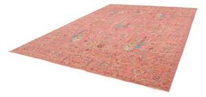 Tappeto Floralia Stilizzato Rosa Antico Azzurro 275x362 Cm