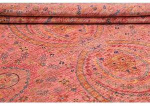 Tappeto Floralia Stilizzato Rosso Ruggine Ocra 249x307 Cm