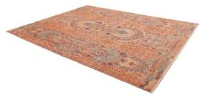 Tappeto Floralia Stilizzato Ruggine Azzurro 248x309 Cm