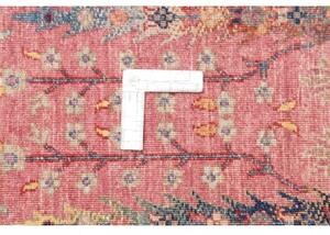 Tappeto Floralia Floreale Rosa Antico Blu Scuro 250x310 Cm