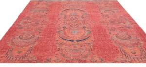 Tappeto Floralia Stilizzato Rosso Blu 251x288 Cm