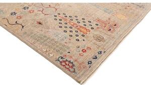 Tappeto Floralia Stilizzato Beige Blu 276x377 Cm