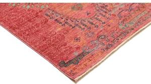 Tappeto Floralia Stilizzato Rosso Blu 251x288 Cm