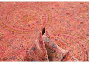 Tappeto Floralia Stilizzato Rosso Ruggine Ocra 249x307 Cm