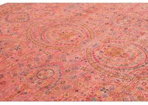 Tappeto Floralia Stilizzato Rosso Ruggine Ocra 249x307 Cm
