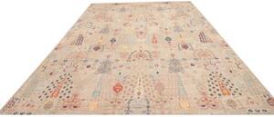 Tappeto Floralia Stilizzato Beige Blu 276x377 Cm