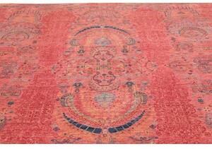 Tappeto Floralia Stilizzato Rosso Blu 251x288 Cm