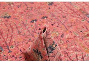 Tappeto Floralia Floreale Rosa Antico Blu Scuro 250x310 Cm