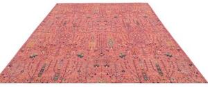 Tappeto Floralia Floreale Rosa Antico Blu Scuro 250x310 Cm