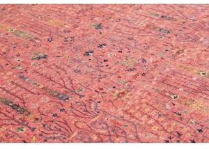Tappeto Floralia Floreale Rosa Antico Blu Scuro 250x310 Cm