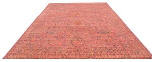 Tappeto Floralia Stilizzato Rosso Ruggine Ocra 249x307 Cm