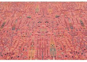 Tappeto Floralia Floreale Rosa Antico Blu Scuro 250x310 Cm