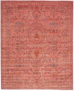 Tappeto Floralia Stilizzato Rosso Ruggine Ocra 249x307 Cm