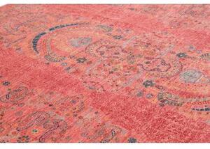 Tappeto Floralia Stilizzato Rosso Blu 251x288 Cm