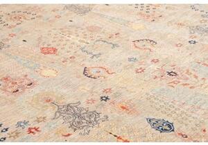 Tappeto Floralia Stilizzato Beige Blu 276x377 Cm