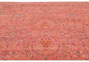 Tappeto Floralia Stilizzato Rosso Ruggine Ocra 249x307 Cm