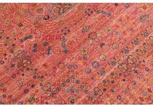 Tappeto Floralia Stilizzato Rosso Ruggine Ocra 249x307 Cm