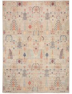 Tappeto Floralia Stilizzato Beige Blu 276x377 Cm
